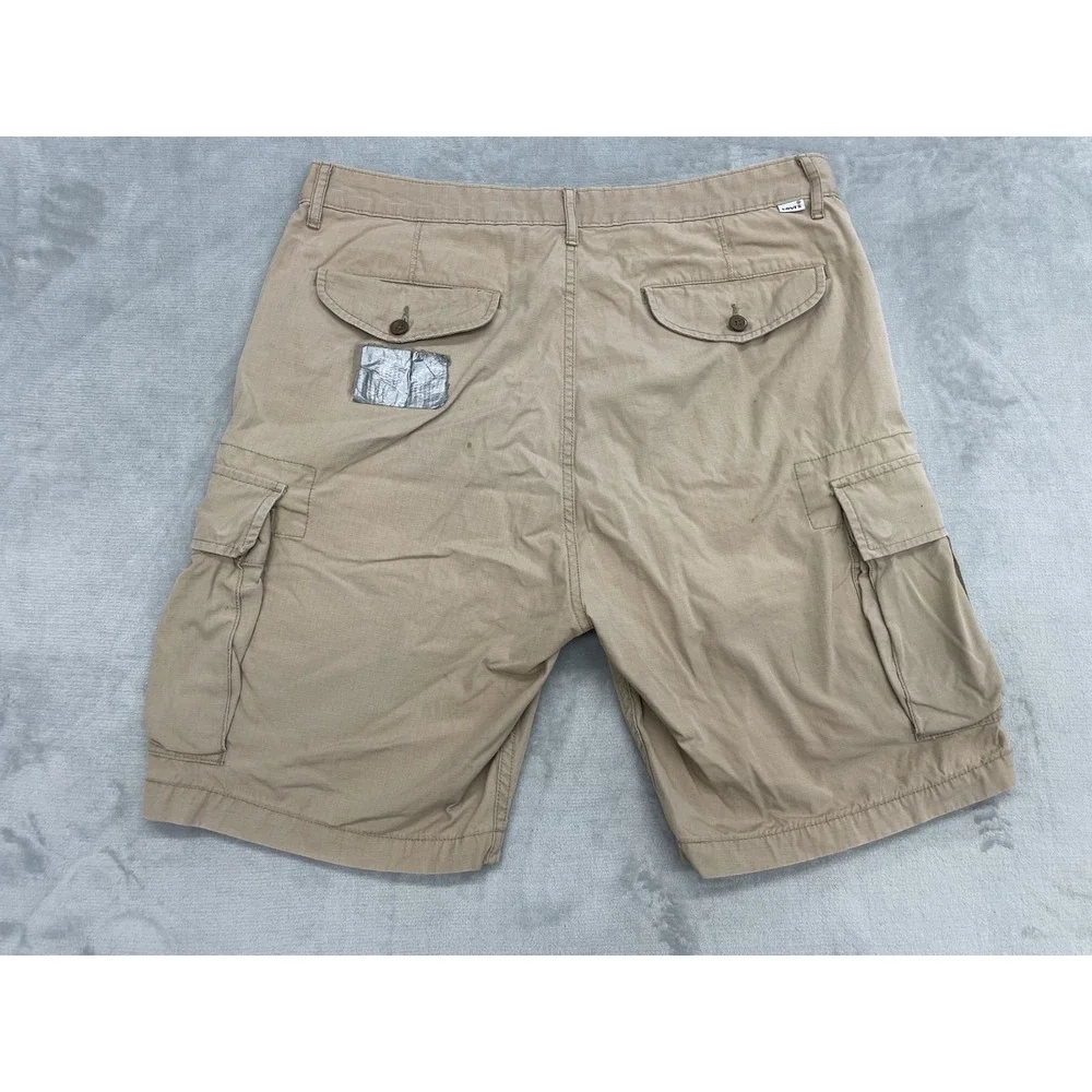 Levi's Cargo Shorts Men Tan Ripstop Utility Outdoor Shorts